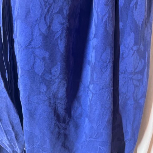 Vintage Oleg Cassini Floral Silk Blouse - Picture 11 of 11